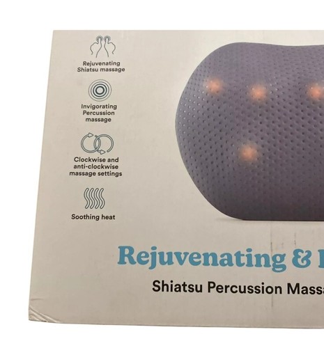 Homedics Rejuvenating & Invigorating Shiatsu Percussion Massage Pillow & Heat - 第 2/4 張圖片