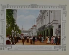 Antique Chicago Illinois Color Art Print The White City Downtown History 1908