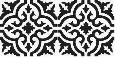 FloorPops FP3828 Parma Black Peel & Stick 12''x12'' Floor Tiles (10-Pack)