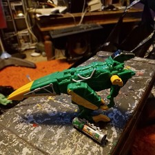 Power Rangers Dino Charge Raptor Zord + n.4 Caricabatterie Velociraptor V.VGC