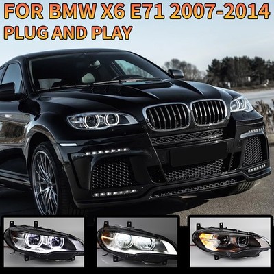 2X Upgrade LED Scheinwerfer Für BMW X5 E70 X6 E71 2007-2014 Xenon HID Head Lampe