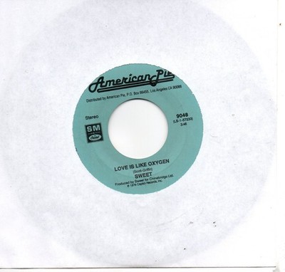 SWEET - LOVE IS LIKE OXYGEN / QUICKSILVER MESSENGER SERVICE-FRESH AIR     (M-)