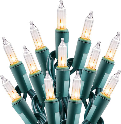 Clear Christmas String Lights 3 Pack 25 Feet 100 Counts Warm Mini Lights for Chr