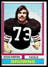 Doug Dieken, 1974 Topps, #263, Cleveland Browns, RC