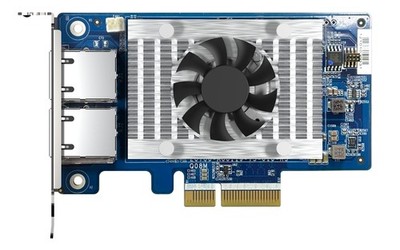 QNAP QXG-10G2T-X710 Two Port 10GbE Network Card SR-IOV and iSCSI,  Disk Modes