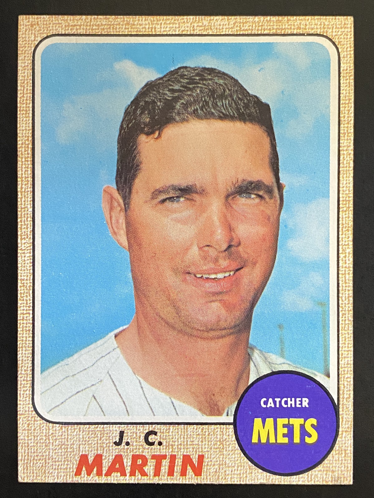 J.C. Martin 1968 Topps Baseball New York Mets #211
