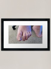 Listing image for Really Feet V Framed Art Print Framed Wall Art Poster Canvas Print Picture