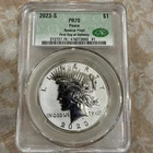 2023 S $1 Reverse Proof Silver Peace Dollar CAC PR 70| First day of Delivery