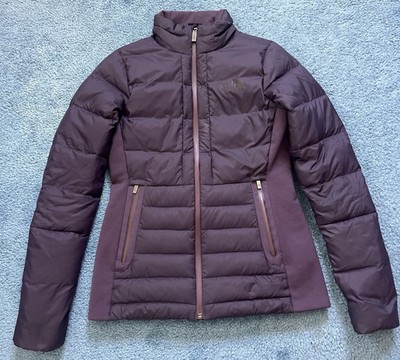 The North Face Aconcagua Women's Full Zip Purple Down Puffer Jacket Pockets S