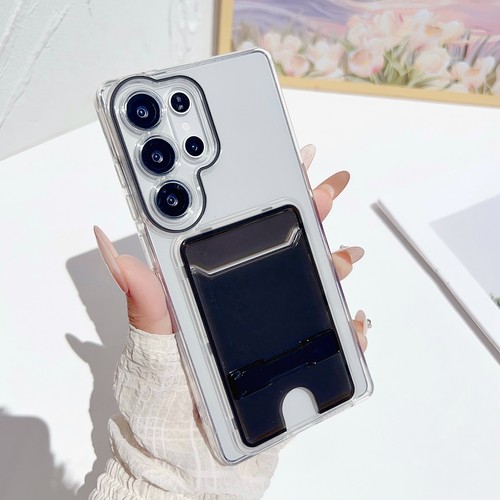 Candy Color Shockproof Case Clear Soft Silicone TPU + PC Card Stand Cover Holder - Picture 8 of 28