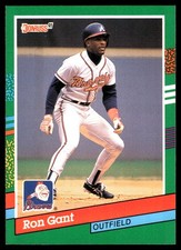 Ron Gant 1991 Donruss #507 Atlanta Braves MLB READ FREE SHIPPING AutographDen