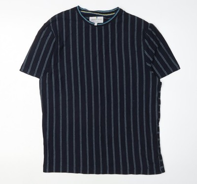 Schwarzes T-Shirt Herren UK Größe S Larsson & Co
