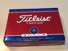 Titleist DT Solo So Lo Golf Balls 12 Count New In Open Box