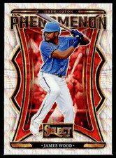 2025 Panini Select - Phenomenon James Wood #7 Silver Wave Prizm /199 (RC)