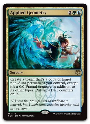 Applied Geometry #172 (NM) Secrets of Strixhaven SOS Magic MTG