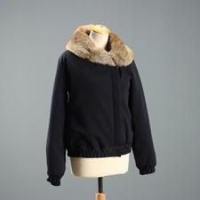Les Prairies des Paris Giubbotto Cotone Lana Taglia M Second Hand Originale