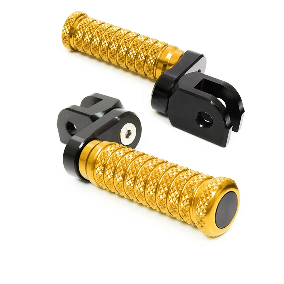 Clavijas de pie delanteras elevables de 1 pulgada con poste azul para Ducati Monster 1200 R 16 17 18 Foto 4 de 4