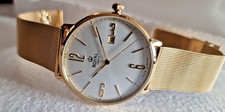 Royal London date watch gold colour 41467-13 RRP £139 NEW/BOX/2 YEAR WARRANTY!! 