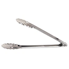 CRESTWARE HDT10X Tong,Stainless Steel,Extra Heavy 45GH79