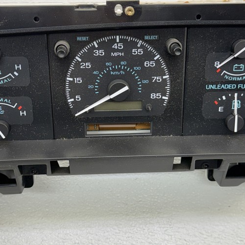 92-96 Ford Econoline E-150 E-250 Instrument Gauge Cluster Speedometer NO LENS OE - Picture 11 of 19