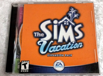 The SIMS Vacation Expansion Pack. CD And Case 2000