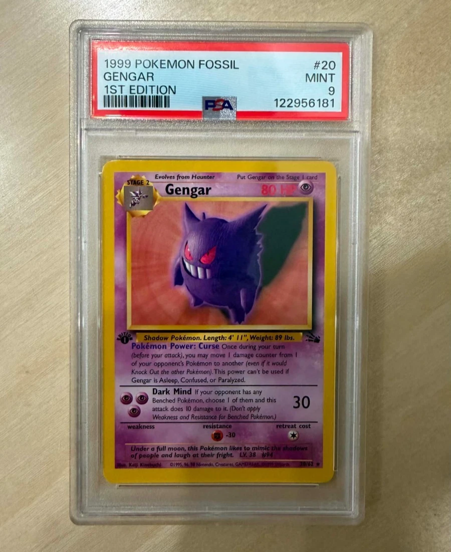 first gengar pokemon card 401 Games Canada - Dark - 6/105 - Holo Having been authenticated and graded PSA 10 Gengar 1st edition