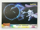 1999 Topps Mewtwo Strikes Back Rainbow Foil Blue Logo #33 Psychic Showdown NM