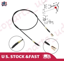 Accelerator Throttle Cable for Yamaha G14, G16, G22 (1995-2007) Gas Golf Cart