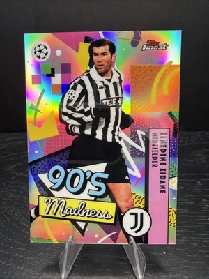 Zinedine Zidane 90's Madness MAD-7 2025-26 Topps Finest Uefa Club Competitions