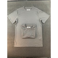 Lot of 2 Majestic Kids Evolution Tee Coolbase Black Short Sleeve T-Shirt YXL