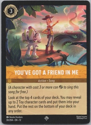 Disney Lorcana - You've Got a Friend in Me 30/204 Wilds Unknown (12)