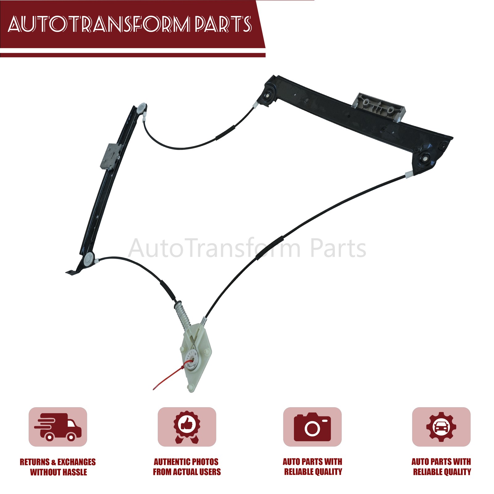 Fits 04-18 Bentley Continental GT Coupe Front Left Window Regulator 3W0837401J