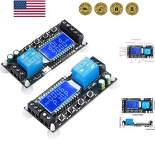 Time Delay Relay 2pcs Controller DC 5V 12V 24V Module Adjustable Trigger Dela...