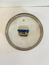 Glass saucepan lid fits Nutrichef 3.1 quart saucepan has vent and strainer