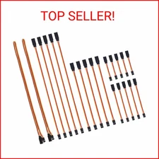 22pcs 3Pin Servo Extension Cable Cord Male to Female Wire Connectors 5 Types for