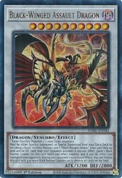 Black-Winged Assault Dragon - DABL-EN042 - Ultra Rare - 1st Edition