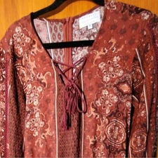 Kendall & Kylie long sleeve  floral romper size medium