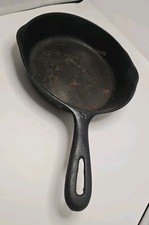 Vintage 8 Inch Cast Iron Skillet #5 Y on Handle Made in USA