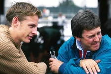 Series champion Jenson Button Haywood Racing Slick 50 British Form- Old Photo