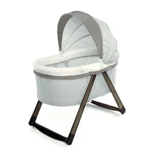 Ingenuity Foldaway Rocking Wood Bassinet - Carrington - Soothe & Store