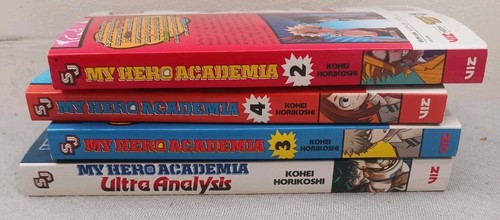 My Hero Academia Manga Lot Vol. #2-4 & Ultra Analysis English Shonen Jump Viz - Photo 5/5