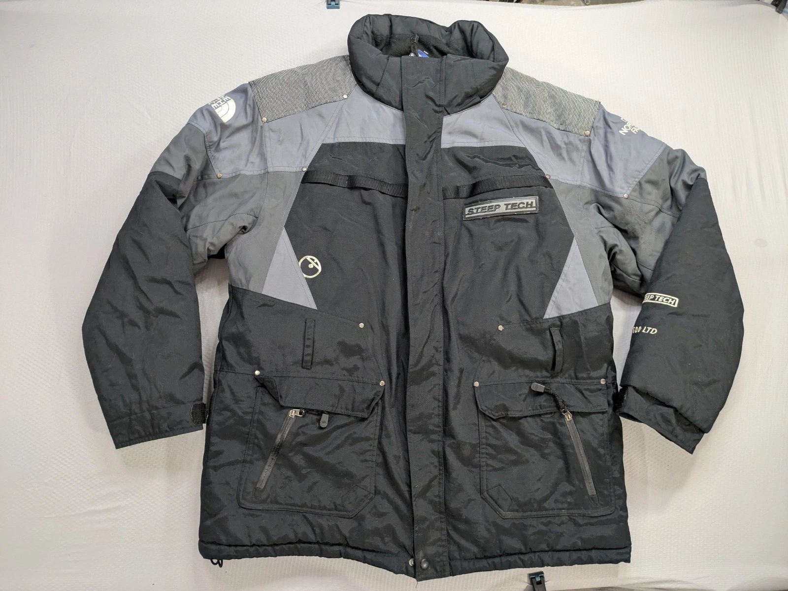 North Face Steep Tech 600 LTD Men's Goose Down Ski Jacket 2XL *No Hood, Belt Cut