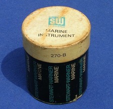 Stewart-warner 270-b Marine Amps Gauge Newbox 1971 Stewart-warner 270-b Marine Amps Gauge Newbox 1971