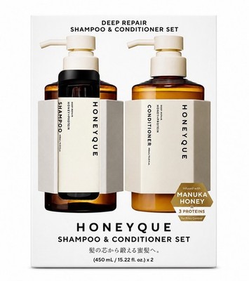 HONEYQUE JAPANESE Intensive Deep Repair Shampoo & Conditioner Set   450ml Each