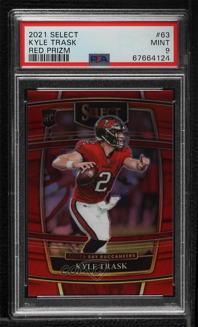 2021 Select Concourse Red Prizm 17/99 Kyle Trask #63 PSA 9 MINT Rookie RC 14do