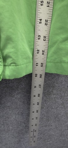 Chaqueta cortavientos Talbots para mujer pequeña cremallera completa bolsillos forrada verde brillante - Imagen 11 de 17