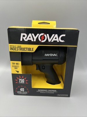 Rayovac Virtually Indestructible LED Spotlight, 750 Lumen Waterproof + Dustproof