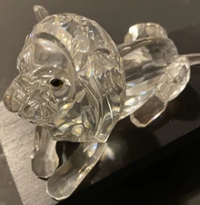 VTG Swarovski 1995 SCS Limited Edition Crystal Lion Figurine