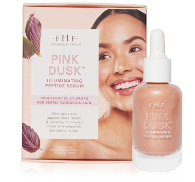 Pink Dusk  Brightening Peptide Serum: Achieve a Luminous, Youthful Complexion