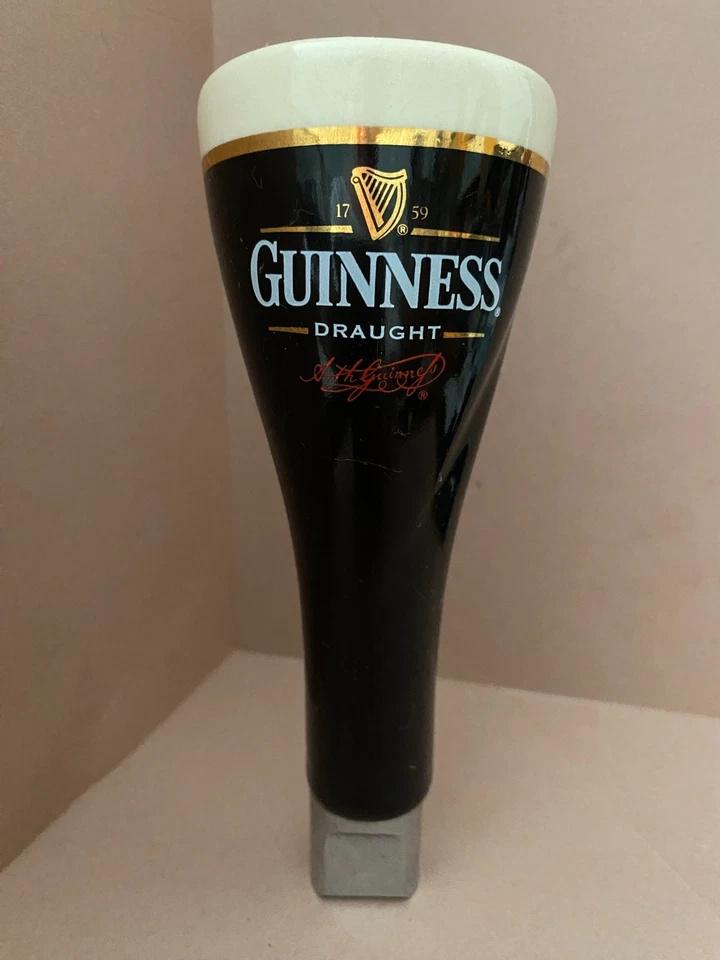 Vintage Classic Guinness bar tap, ceramic, 70's 80's used. - Image 2 of 4